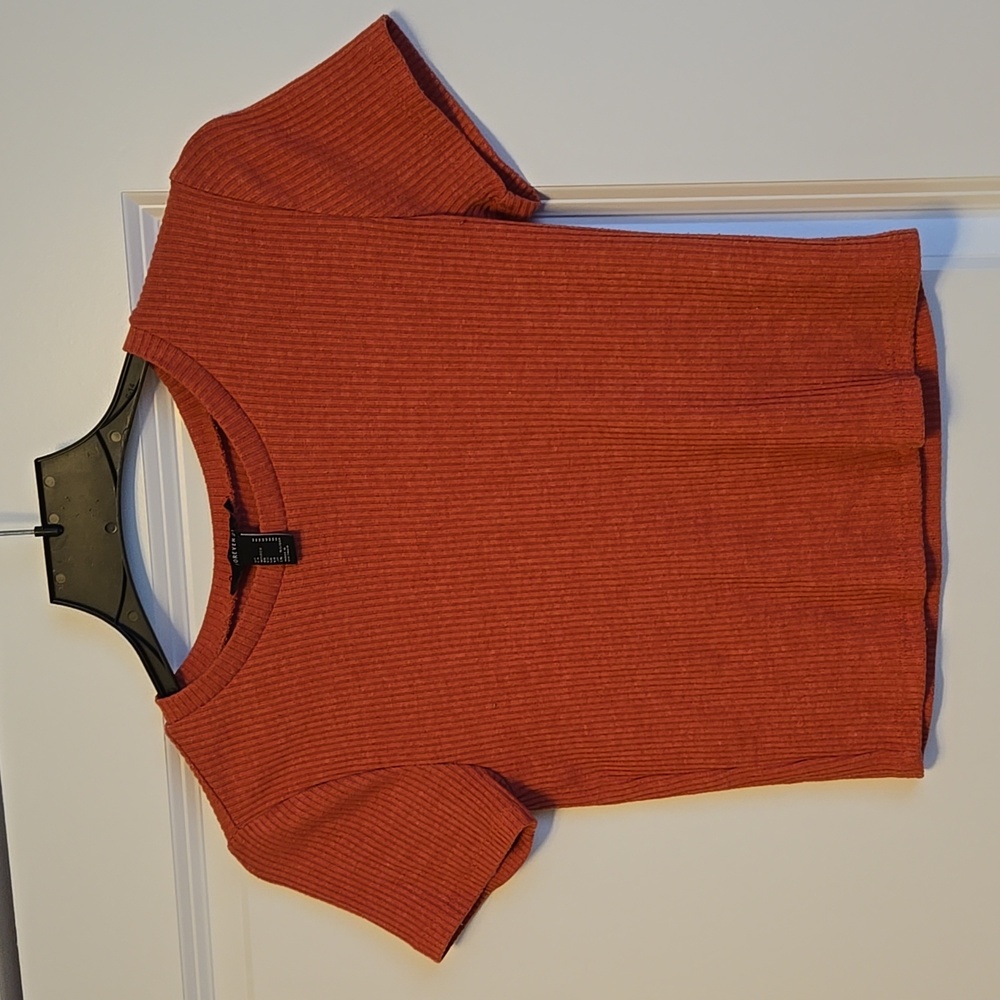 Forever 21 Women's Orange Crop Tee